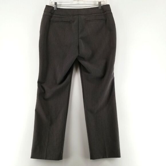 Worthington Trouser Pants Women's 10 Petite Modern Fit Straight Leg Grey Office - Picture 4 of 11